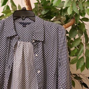 TOMMY HILFIGER-Tunic w/ Polka Dots, Worn Twice